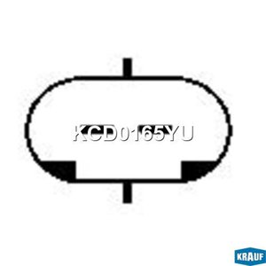 Компрессор OPEL Astra H (04-09) кондиционера KRAUF KCD0165YU, 13297443