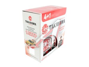 Масло моторное TAKAYAMA 5W30 A3/B4 4л+1л 102897, TAKAYAMA 5W30
