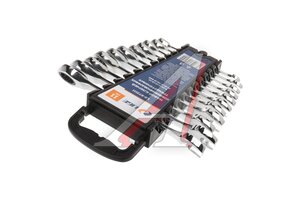 Набор ключей комбинированных 8,10-19мм трещоточных 11 предметов на держателе LIGE LG-S72111