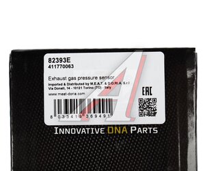 Датчик давления FORD Focus выхлопной системы MEAT&DORIA 82393E, 1698614