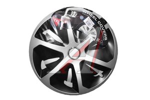 Колпак колеса R-17 РОКО МИКС черный комплект 4шт. JESTIC 769823, JESTIC
