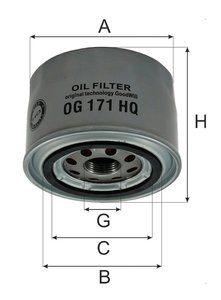 Фильтр масляный CHANGAN CS55 GOODWILL OG171HQ