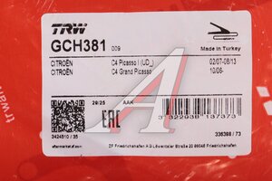 Трос стояночного тормоза CITROEN C4 (06-) правый TRW GCH381