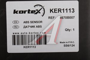 Датчик АБС MITSUBISHI L200 (06-) колеса заднего левого KORTEX KER1113, 4670B007