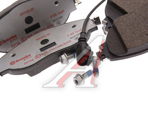 Колодки тормозные VW Passat (10-) передние с датчиком (4шт.) BREMBO P85144X, 5Q0698151K