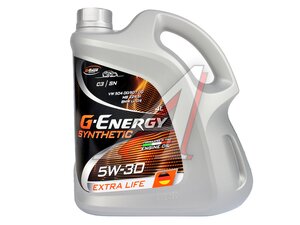 Масло моторное G-ENERGY EXTRA LIFE 5W30 4л 253140431, G-ENERGY 5W30