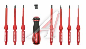 Отвертка диэлектрическая со сменными стрежнями 9пр DV15109S