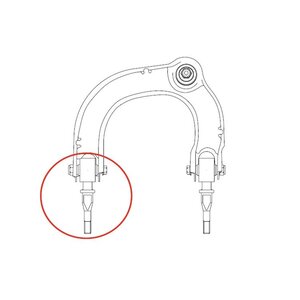Сайлентблок MAZDA E2000 рычага переднего верхнего CTR GV0188, CVKK-72