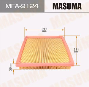 Фильтр воздушный SUBARU XV (17-) MASUMA MFA9124, 16546-AA150