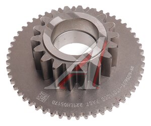 Шестерня КПП JAC N120 (19-) вала вторичного 6-й передачи MOVELEX 6DS60T-1701120D-MX, 6DS60T-1701120D