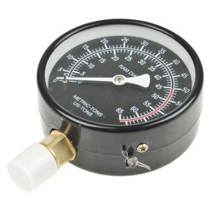 Манометр 1/2'' для гидравлического оборудования 50т ROCKFORCE RF-0500-6-M