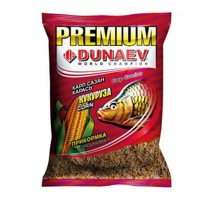 Прикормка DUNAEV-PREMIUM 1кг Карп-Сазан Кукуруза FLZ022