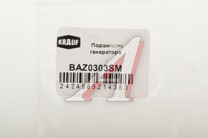 Подшипник генератора (50x110x27) KRAUF BAZ0303SM