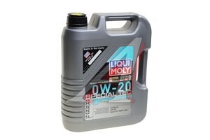 Масло моторное LIQUI MOLY SPECIAL TEC V 0W20 синт.5л 20632, LM 0W20 20632