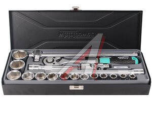 Набор головок 1/2" 19 предметов WHIRLPOWER 254 400019b