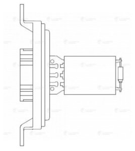 Сопротивление добавочное ГАЗель Next,УРАЛ Next отопителя LUZAR LFR0322, А21R23.8118022, A21R23-8118022