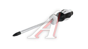 Отвертка крестовая PZ 1.0х100мм магнитная (сталь CrV) THORVIK SDZ1100