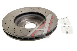 Диск тормозной MERCEDES A (W176),B (W246),CLA (C117) передний (1шт.) BREMBO 09.B807.51