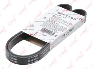 Ремень приводной поликлиновой 6PK1163 LYNX 6PK1163