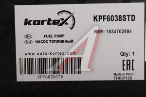 Насос топливный MERCEDES ML (W163) электрический KORTEX KPF6038STD, 700468700, A1634703594
