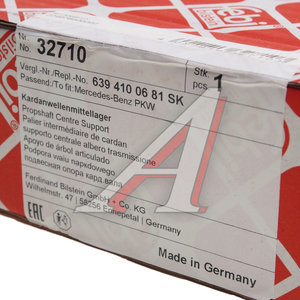 Подшипник подвесной MERCEDES Viano (03-) вала карданного FEBI 32710, PP4520, A6394100681