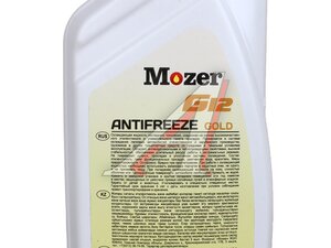 Антифриз желтый MOZER G12 1кг 4606512, MOZER