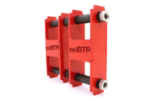 Щека УАЗ-3163 Патриот рессоры серьга в сборе лифт +30мм (2шт.) REDBTR 631060, 3163-2912458-60-30