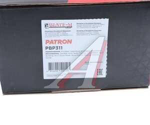 Колодки тормозные JAC Sunray SOLLERS Atlant (2.7D) пeредние (4шт.) PATRON PBP311, 3501010R0284-F011