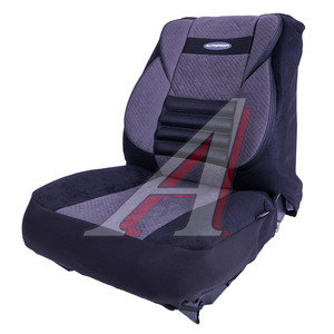 Авточехлы универсальные велюр черные/т.серые (11 предм.) Comfort Combo AUTOPROFI CMB-1105 BK/D.GY (M)