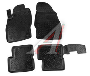 Коврик салона OPEL Corsa D (06-) полиуретан (4 предм.) NORPLAST NPL-Po-63-12