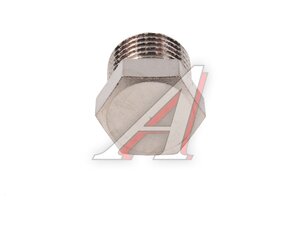 Заглушка STOUT нар. резьба 1/4 никелированная SFT-0025-000014