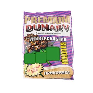 Прикормка DUNAEV-PREMIUM 1кг Универсальная Конопля FLZ040
