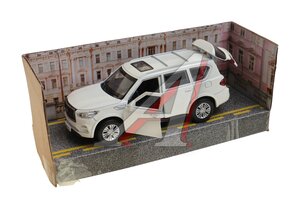 Модель автомобиля INFINITI QX80 металлическая 12.5см белая ТЕХНОПАРК QX80-12-WH (72), 378242