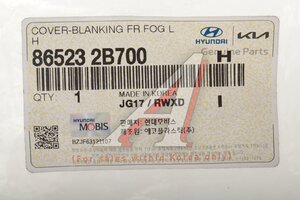 Заглушка HYUNDAI Santa Fe (05-) фары противотуманной левой OE 86523-2B700