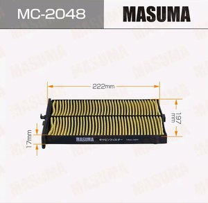 Фильтр воздушный салона MAZDA 3 (13-),6 (12-),CX-5 (11-) HONGQI H5 MASUMA MC-2048, KD45-61-J6X/MP111K28A