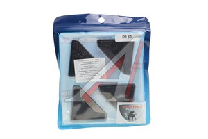 Накладка на дверь защитная черная комплект (4 предм.) TORINO P131Black, 21166