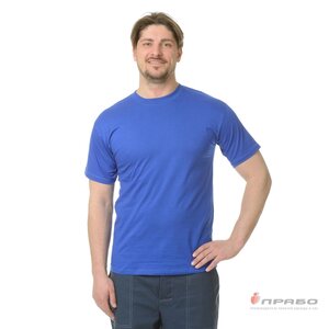 Футболка трикотажная васильковая (52-54/XL) ПРАБО 811202