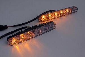 Огни ходовые дневного света 12V комплект ВЫМПЕЛ DRL-HP-X6, W-DRL-HPX6