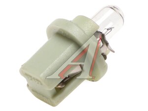 Лампа 12V 2W B8.5d зеленый патрон Plastic Base NARVA 170523000, N-17052
