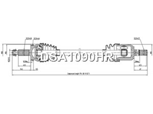 Вал приводной в сборе KRAUF DSA1090HR