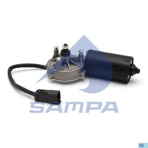 Мотор-редуктор стеклоочистителя SCANIA 4 series переднего SAMPA 044.224, 0390242409/35602/1.22348/044.224, 2348384