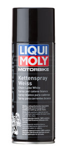 Смазка для цепи мотоциклов белая Motorbike Kettenspray weiss 0.4л LIQUI MOLY 1591, LM 1591