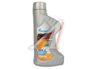 Масло моторное для 4-х тактных двигателей GAZPROMNEFT МОТО 20W50 1л 2389906616, GAZPROMNEFT 20W50