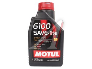 Масло моторное MOTUL 6100 SAVE-LITE 5W30 синт.1л 107956, MOTUL 5W30/107956/107957/113435/113436