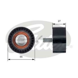 Ролик опорный ВАЗ-2170,2190 ремня ГРМ GATES T42150, 21126-1006135