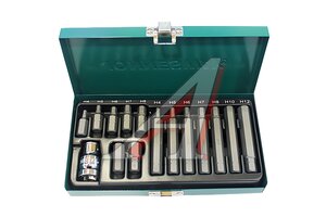 Набор бит 1/2" HEX 15 предметов в кейсе JONNESWAY S29H4115S