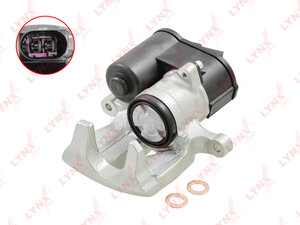 Суппорт VW Tiguan (07-) тормозной задний левый LYNX BA3905, 5N0615403