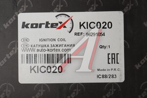 Катушка зажигания DAEWOO Matiz (01-) KORTEX KIC020, 880114, 96291054