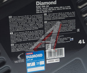 Масло моторное TEBOIL DIAMOND SL 5W30 синт.4л 3735210, TEBOIL 5W30