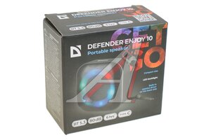 Колонка беспроводная bluetooth DEFENDER 65009, Enjoy 10